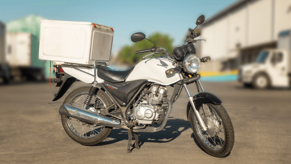 motocicleta punto blau